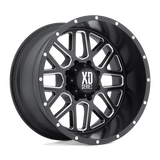 XD XD820 20X9 5X5.5 S-BLK MILL 00MM Wheels