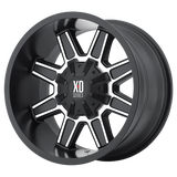 XD XD823 20X9 5X5.0/5.5 S-BLK MACH 18MM Wheels