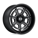 XD XD824 20X9 8X180 S-BLK MILL 00MM Wheels
