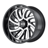 XD XD826 20X10 5X5.0 G-BLK MACH -24MM Wheels