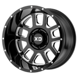 XD XD828 22X14 6X5.5 G-BLK MILL -76MM Wheels