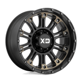 XD XD829 22X12 6X5.5 S-BLK MACH DTCC -44MM Wheels
