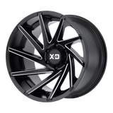 XD XD834 20X9 5X150 S-BLK MILL -12MM Wheels