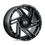 XD XD835 17X9 6X135 S-BLK MILL 30MM Wheels