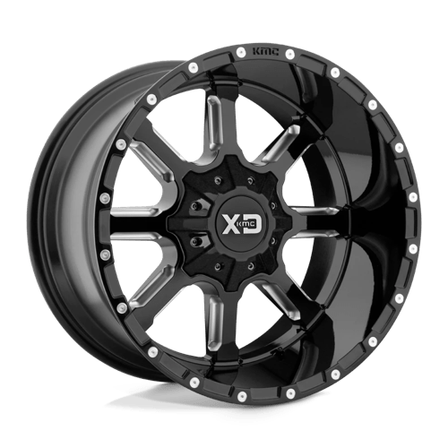 XD XD838 20X9 5X5.0/5.5 G-BLK MILL 18MM Wheels