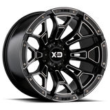 XD XD841 20X12 8X170 G-BLK MILL -44MM Wheels