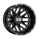 XD XD843 DRW 17X6.5 8X210 -155 GBLK-MILL DR Wheels