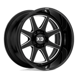 XD XD844 22X12 5X5.0 G-BLK MILL -44MM Wheels