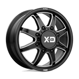 XD XD845 20X8.25 8X6.5 G-BLK MILL 105MM Wheels