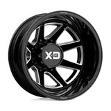 XD XD845 22X8.25 8X200 G-BLK MILL -202MM Wheels