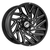 XF OFFROAD Gloss Black Milled XF-229 20x9 5x127/5x139.7 Wheels