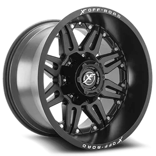 XF OFFROAD Matte Black XF-204 17x9 6x135/6x139.7 Wheels