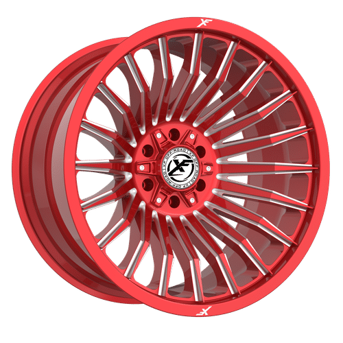 XF OFFROAD Red Milled XF-231 22x10 6x135/6x139.7 Wheels