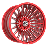 XF OFFROAD Red Milled XF-231 22x10 6x135/6x139.7 Wheels