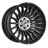 XF OFFROAD Titanium Dark Tint XF-231 22x12 8x165.1/8x170 Wheels