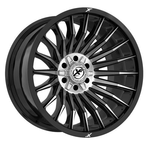 XF OFFROAD Titanium Dark Tint XF-231 22x12 8x165.1/8x180 Wheels