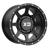 XD Powersports XS134 14X7 4X110 S-BLK 38MM Wheels