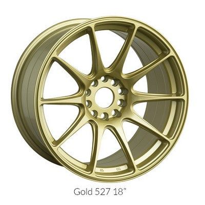 XXR 527 GOLD 15x8.25 4x100/4x114.3 et0 cb73.1