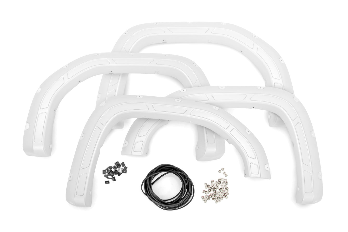 Defender Pocket Fender Flares | GAZ Summit White | GMC Sierra 1500 (19-23)