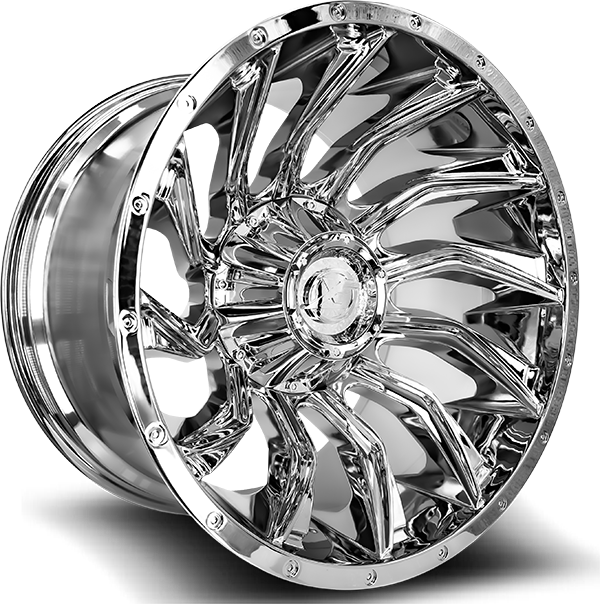 XF-224 24x14 5x127/5x139.7 -76 Chrome