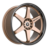 SPEC-1 RACING Matte Bronze Black Lip SPT-33MZBL 17x8 5x105/5x114.3 Wheels
