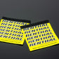 Renthal Team clean Grip - Yellow/White/Black