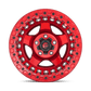 FUEL D117 WARP BEADLOCK 17x9 5x127 -15 CANDY RED