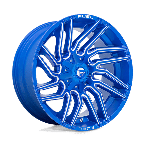 Fuel ANODIZED BLUE MILLED D774 22x10 8x170 Wheels