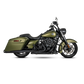Vance & Hines 17-23 Harley Touring Models Blackbird 450 Slip-Ons - Black Contrast Finish End Caps