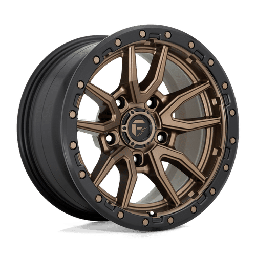 Fuel MATTE BRONZE BLACK BEAD RING D681 17x9 5x127 Wheels