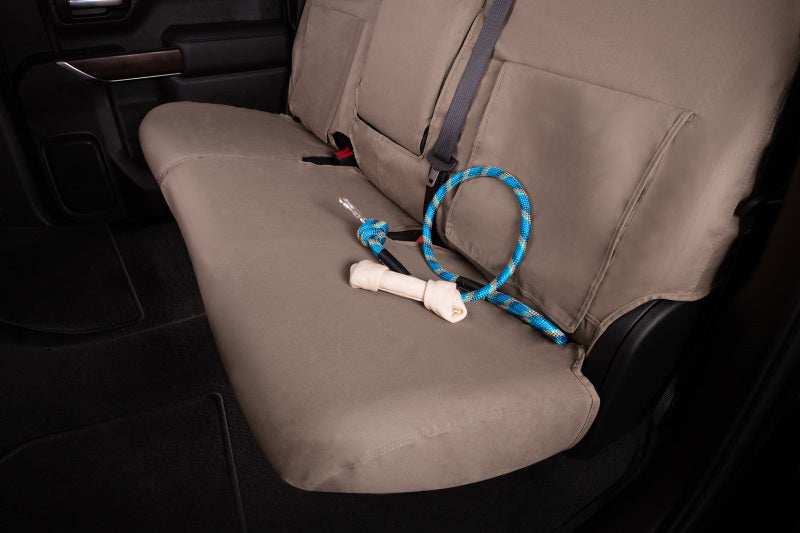 Covercraft 11-24 Dodge Ram Polycotton SeatSaver Custom Second Row Seat Covers - Taupe