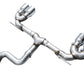 AWE Tuning MK8 Volkswagen Golf R 3in Track Edition Quad Exhaust - Chrome Silver Tips