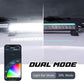 XK Glow XKmax 20in Offroad Light Bar w/ RGBW Chasing DRL & App Control