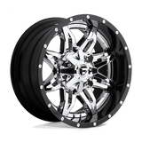 Fuel CHROME PLATED GLOSS BLACK LIP D266 20x10 8x165.1 Wheels