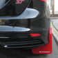 Rally Armor 12-19 Ford Focus ST / 16-19 RS Black UR Mud Flap w/Tangerine Scream Logo