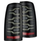 AlphaRex 99-06 Chevrolet Silverado Sierra LUXX-Series LED Tail Lights Alpha-Black