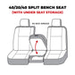 Covercraft 10-12 Dodge Ram Waterproof Polyester SeatSaver Custom Front Row Seat Covers - Grey