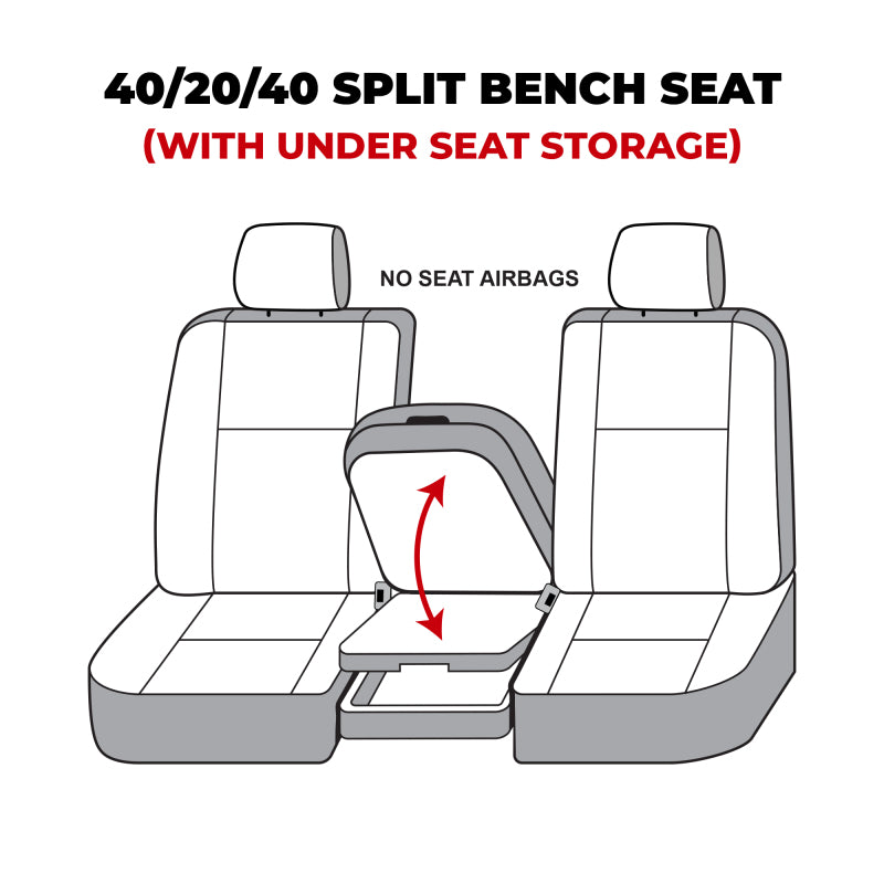 Covercraft 10-12 Dodge Ram Waterproof Polyester SeatSaver Custom Front Row Seat Covers - Grey