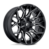 Fuel GLOSSY BLACK MILLED D769 22x10 8x170 Wheels