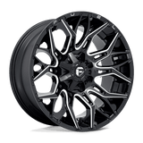 Fuel GLOSSY BLACK MILLED D769 22x10 8x180 Wheels