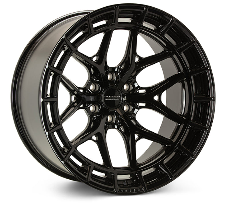 Vossen HFX-1 22x12 / 6x135 BP / ET-44 / 87.1 CB / Ultra Deep - Gloss Black Wheel