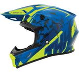 THH Helmets T710XR Renegade Blue/Yellow - XL