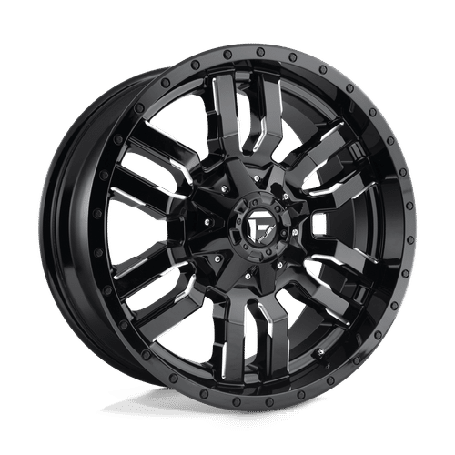 Fuel GLOSS BLACK MILLED D595 20x12 8x170 Wheels