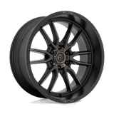 Fuel MATTE BLACK DOUBLE DARK TINT D762 22x10 6x139.7 Wheels