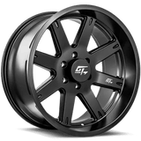 GT OFFROAD Satin Black Invasion Satin Black 17x9 8x180 Wheels