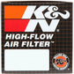 K&N Universal Clamp-On Air Filter - 2 1/4in 10 DEG FLG 3 1/2in OD 6in H