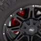 Caliper Covers | Rear | Red | Jeep Wrangler JK/Wrangler Unlimited  (2007-2018)