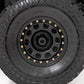 Steel Simulated Beadlock Wheel | Black | 15x8 | 5x4.5 | 3.30 Bore | -19