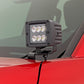 LED Light Kit | Ditch Mount | 2" Black Pair | Flood | Toyota Tacoma (24-25)