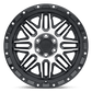 Black Rhino Hard Alloys BRALA 17X9 5X5.0 G-BLK-MCH -18MM Wheels
